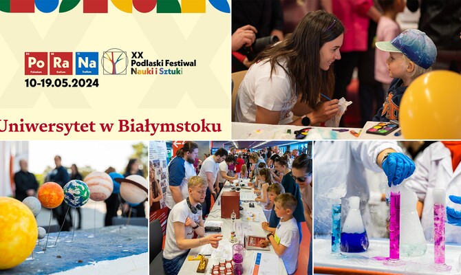 Blisko 200 imprez do wyboru. Uniwersytet w Białymstoku zaprasza na XX Podlaski Festiwal Nauki i Sztuki