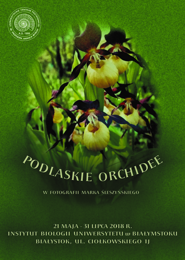 Podlaskie Orchidee - plakat wystawy