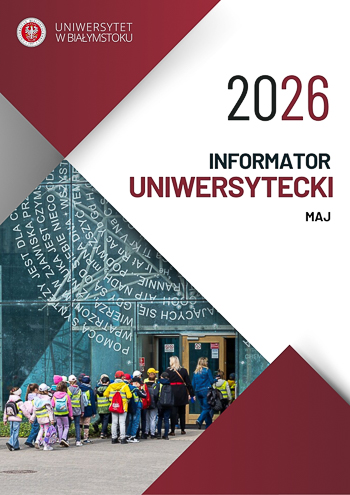 Okładka informatora uniwersyteckiego - maj 2026