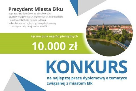 Konkurs Prezydenta Ełku - banner