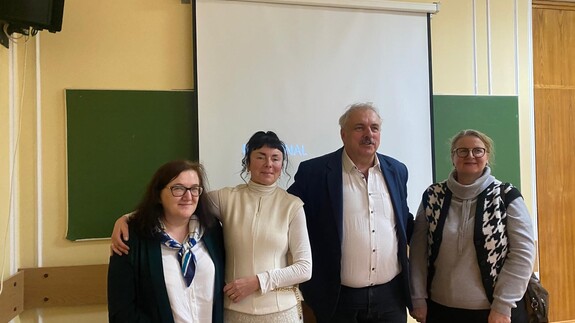 dr Iwona Kulesza-Woroniecka,  Kornelia Golombek, prof. Wiesław Tadeusz Popławski, prof. Barbara Cieślińska