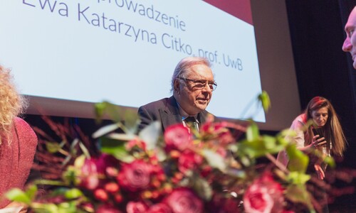 Prof. Krzysztof Zanussi na Uniwersytecie w Białymstoku