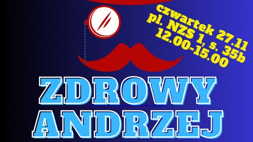 Zdrowy Andrzej - plakat wydarzenia