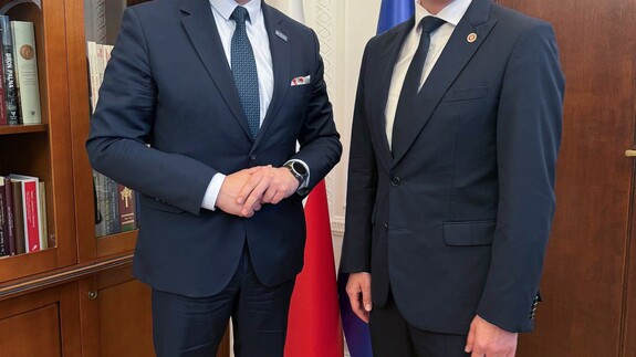 dr inż. Marcin Kulasek i prof. Mariusz Popławski
