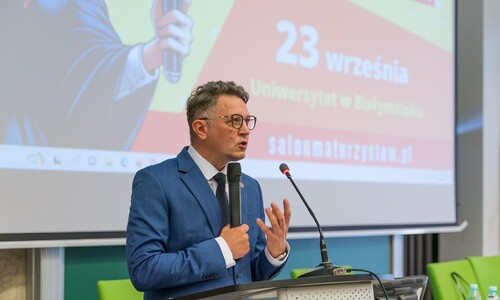 Rektor przemawia - Salon Maturzystów 2025 