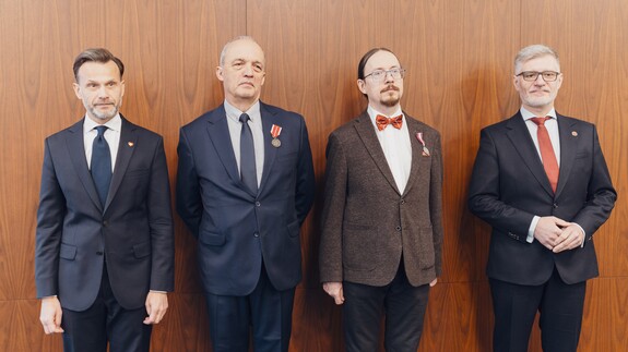 dr Jacek Brzozowski, prof. Dariusz Kijowski, dr Tomasz Goliński, prof. UwB Krzysztof Korotkich