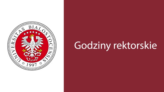 Godziny rektorskie - 22 października 2026 roku