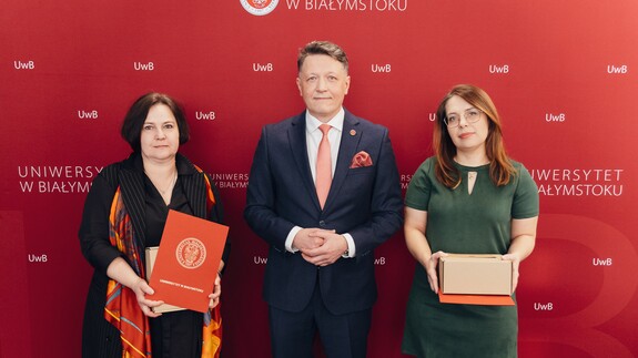 prof. Marzena Liedke, prof. Mariusz Popławski, dr Urszula Klekotka