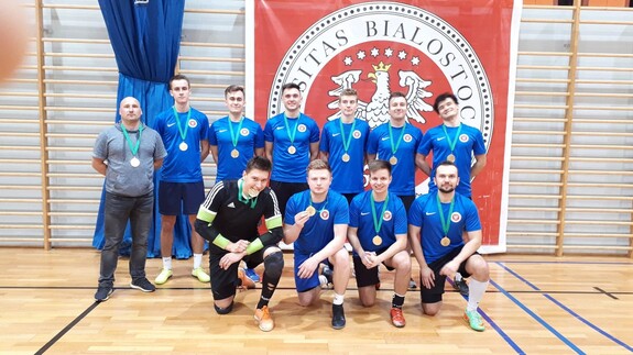 Jesteśmy Mistrzem Województwa Podlaskiego w Futsalu - banner