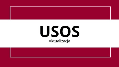USOS - aktualizacja