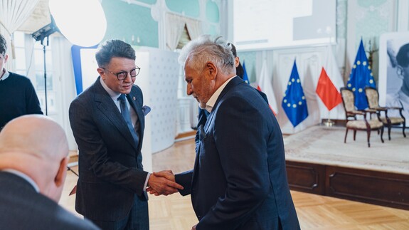 prof. dr hab. Mariusz Popławski i Aleksander Kwaśniewski