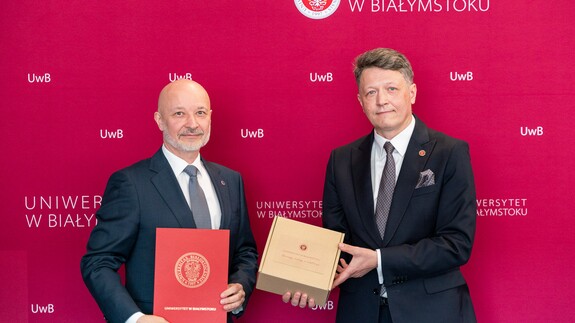 dr Adam Frankowski, prof. Mariusz Popławski