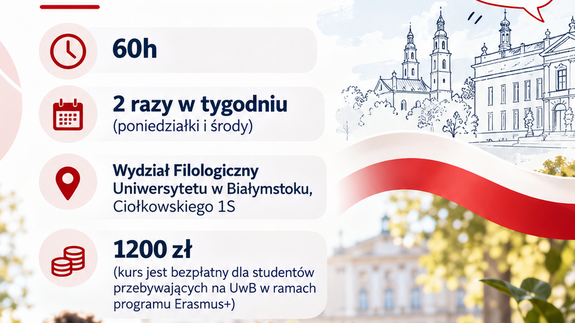 Wydział Filologiczny UwB zaprasza na kursy języka polskiego od podstaw