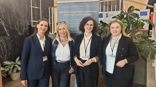 Katedra Prawa Własności Intelektualnej Wydziału Prawa UwB, kierowana przez prof. dr hab. Joannę Sieńczyło‑Chlabicz, zorganizowała Ogólnopolską Konferencję Naukową pt. „100 lat polskiego prawa autorskiego - wyzwania współczesności”. Okazją ku temu była setna rocznica uchwalenia przez Sejm RP 29 marca 1926 r. pierwszej polskiej ustawy o prawie autorskim.