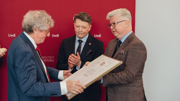 prof. Cezary Kuklo, prof. Mariusz Popławski, prof.  Robert Litwiński