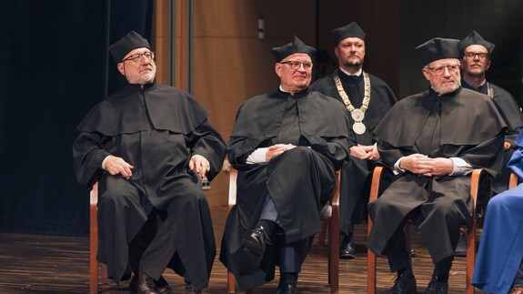 Uroczystość nadania tytułu doktora honoris causa Uniwersytetu w Białymstoku Robertowi I. Frostowi