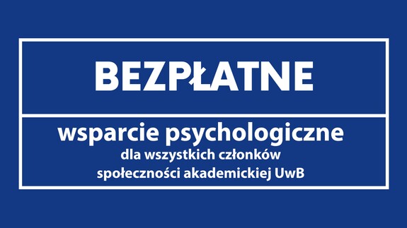 Dział Wsparcia Osób ze Szczególnymi Potrzebami  zaprasza na bezpłatne konsultacje z psychologiem