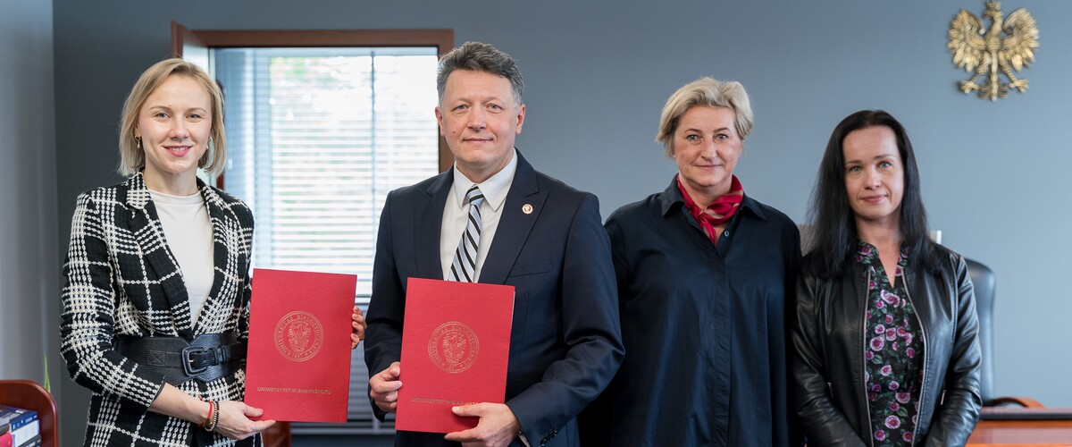 dr Martyna Faustyna Zaniewska, prof. Mariusz Popławski, dr hab. Małgorzata Bieńkowska, dr Ewa Dąbrowska-Prokopowska