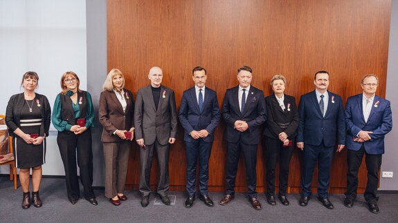 Pracownicy Uniwersytetu w Białymstoku uhonorowani odznaczeniami państwowymi