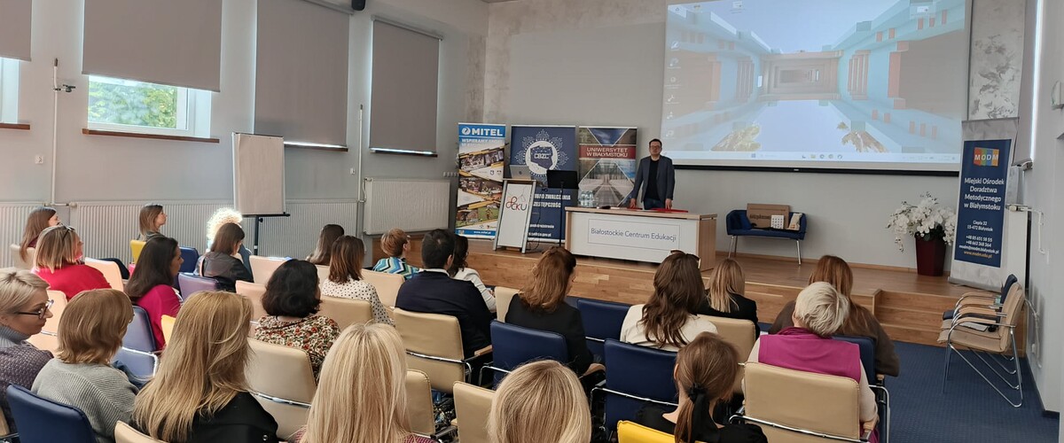 Konferencja SPNJO UwB i Miejskiego Ośrodka Doradztwa Metodycznego w Białymstoku Białostockiego Centrum Edukacji