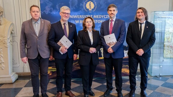 uczestnicy konferencji prasowej