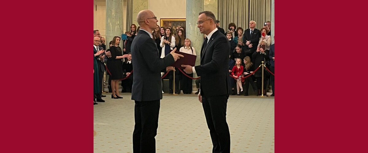 prof. Krzysztof Buchowski i prezydent Andrzej Duda