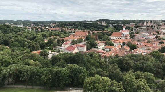Widok na Wilno z Zamku Górnego
