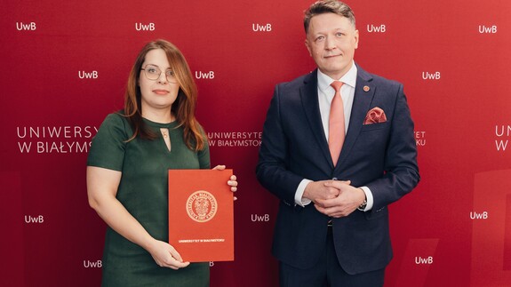 dr Urszula Klekotka, prof. Mariusz Popławski