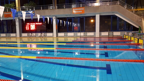 Akademicka Liga Międzyuczelniana w Pływaniu kobiet i mężczyzn 2020 - banner