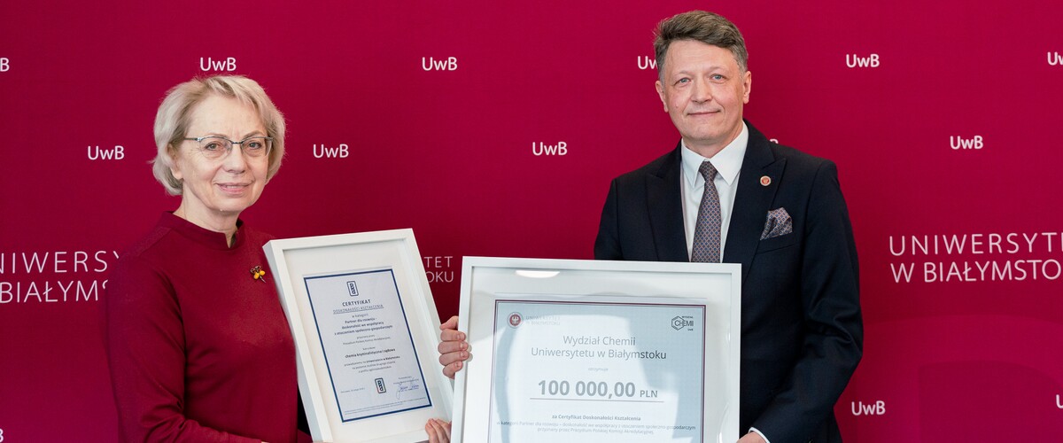 prof. Joanna Karpińska i prof. Mariusz Popławski