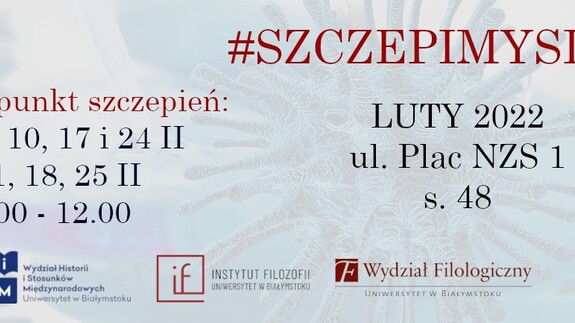 Mobilny punkt szczepień przeciwko Covid-19 na Wydziale Historii i Stosunków Międzynarodowych