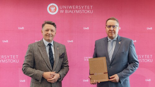 prof. Mariusz Popławski i prof. Daniel Boćkowski