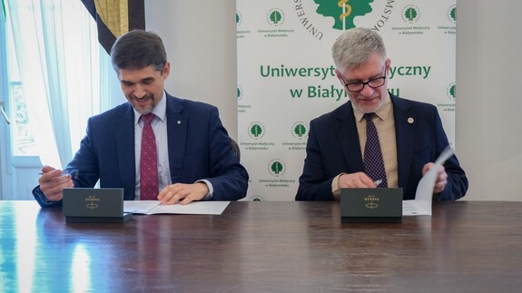 prof. Karol Kamiński i prof. Krzysztof Korotkich