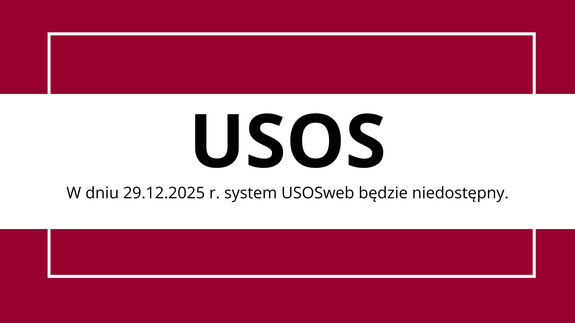 USOSweb - prace administracyjne w dniu 29.12.2025