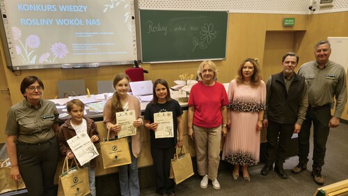 Rośliny wokół nas - laureaci konkursu spotkali się na Uniwersytecie w Białymstoku