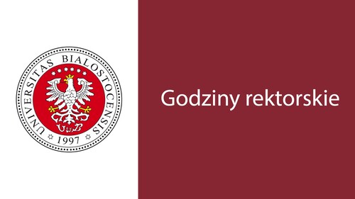 Godziny rektorskie - 22 października 2026 roku