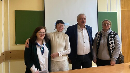 dr Iwona Kulesza-Woroniecka,  Kornelia Golombek, prof. Wiesław Tadeusz Popławski, prof. Barbara Cieślińska