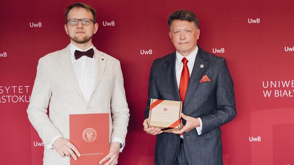 mgr Adam Majewski, prof. Mariusz Popławski