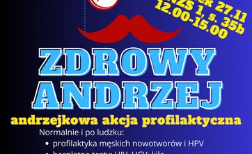Zdrowy Andrzej - plakat wydarzenia