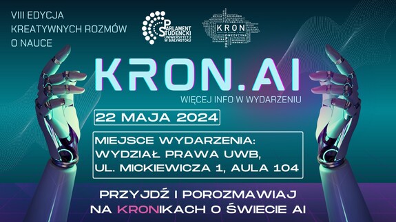 grafika informacyjna o wydarzeniu Kreatywne Rozmowy o Nauce