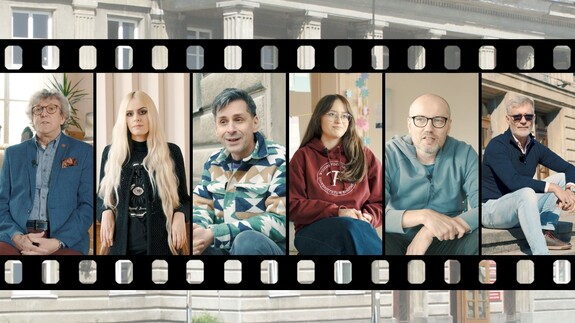 Filmowe pożegnanie z uniwersyteckim gmachem przy placu NZS w Białymstoku