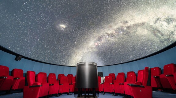 Planetarium UwB - wewnątrz
