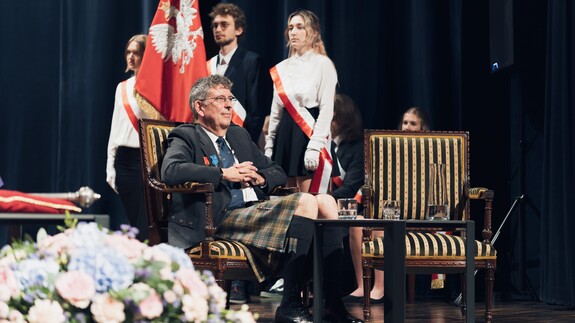 Uroczystość nadania tytułu doktora honoris causa Uniwersytetu w Białymstoku Robertowi I. Frostowi