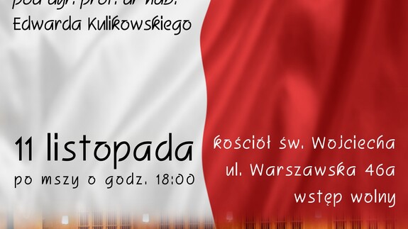 Uroczysty koncert "Pieśni Polskie" chóru UwB