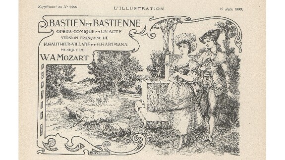 Bastien i Bastienne plakat