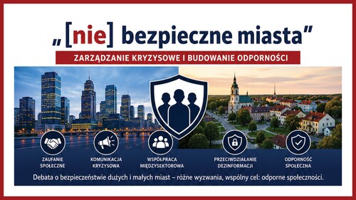 Zaproszenie na seminarium eksperckie „[nie] bezpieczne miasta” – zarządzanie kryzysowe i budowanie odporności