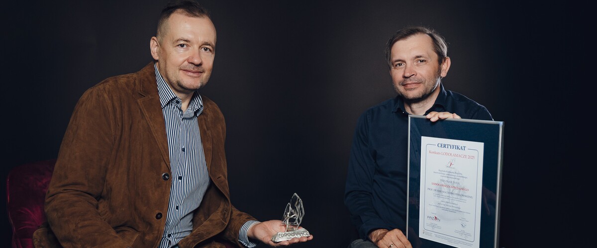 prof. Maciej Perkowski i Adam Kujawa
