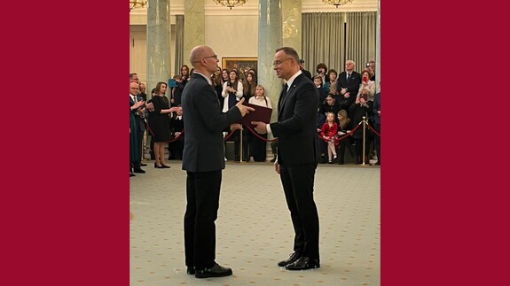 prof. Krzysztof Buchowski i prezydent Andrzej Duda