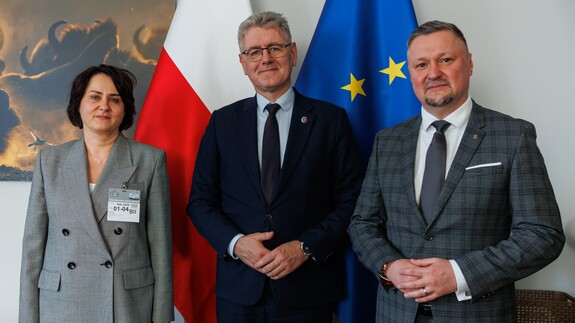 dr Kamila Bezubik, Maciej Żywno, prof. UwB Artur Olechno