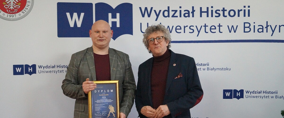 Dawid Kowalik i prof. Cezary Kuklo
